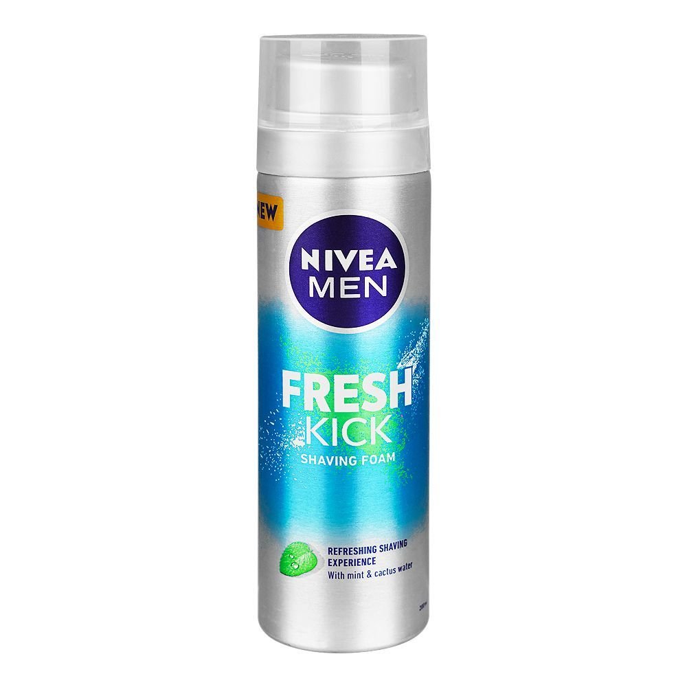 Nivea Men Fresh Kick Shaving Foam (200ml)