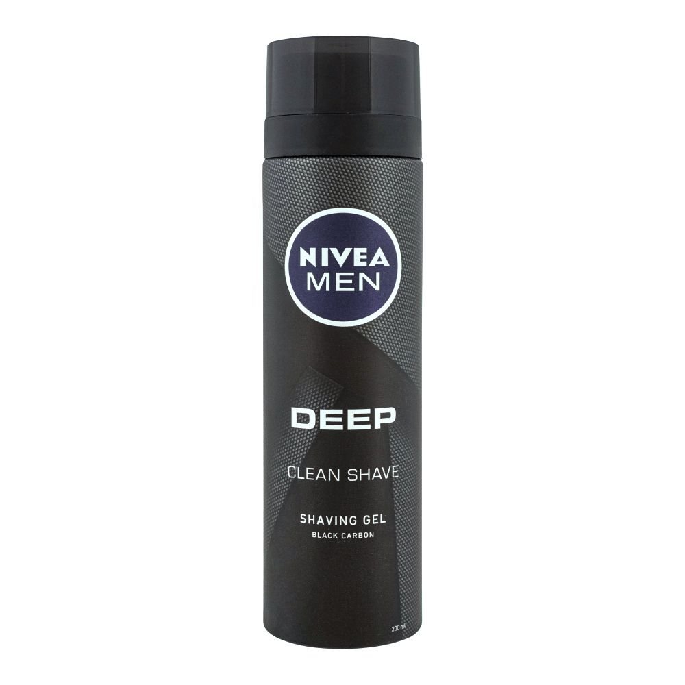 Nivea Men Deep Smooth Shave Black Carbon Shaving Foam (200ml)