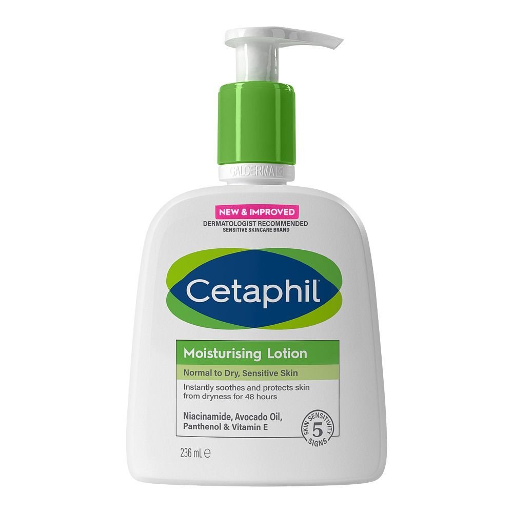 Cetaphil Moisturizing Lotion, For Normal To Dry, Sensitive Skin (236ml)