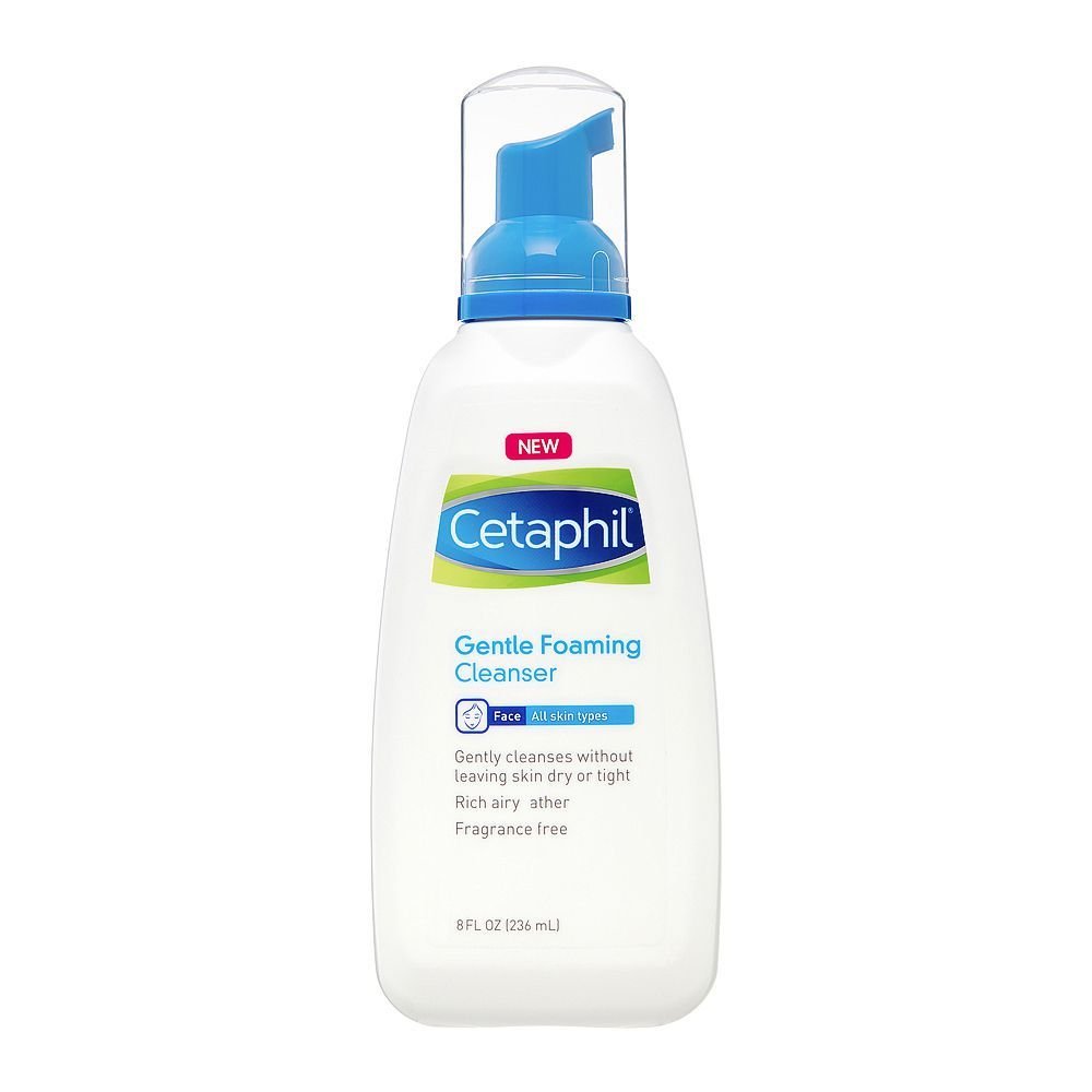 Cetaphil Gentle Foaming Cleanser, All Skin Types (236ml)