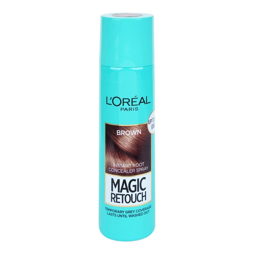 Loreal Paris Magic Retouch Instant Root Concealer Spray, Brown (150ml)