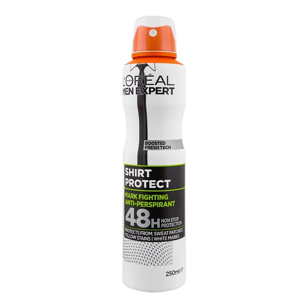 Loreal Paris Men Expert Shirt Protect Mark Frightening Anti-Perspirant Deodorant Spray (250ml)