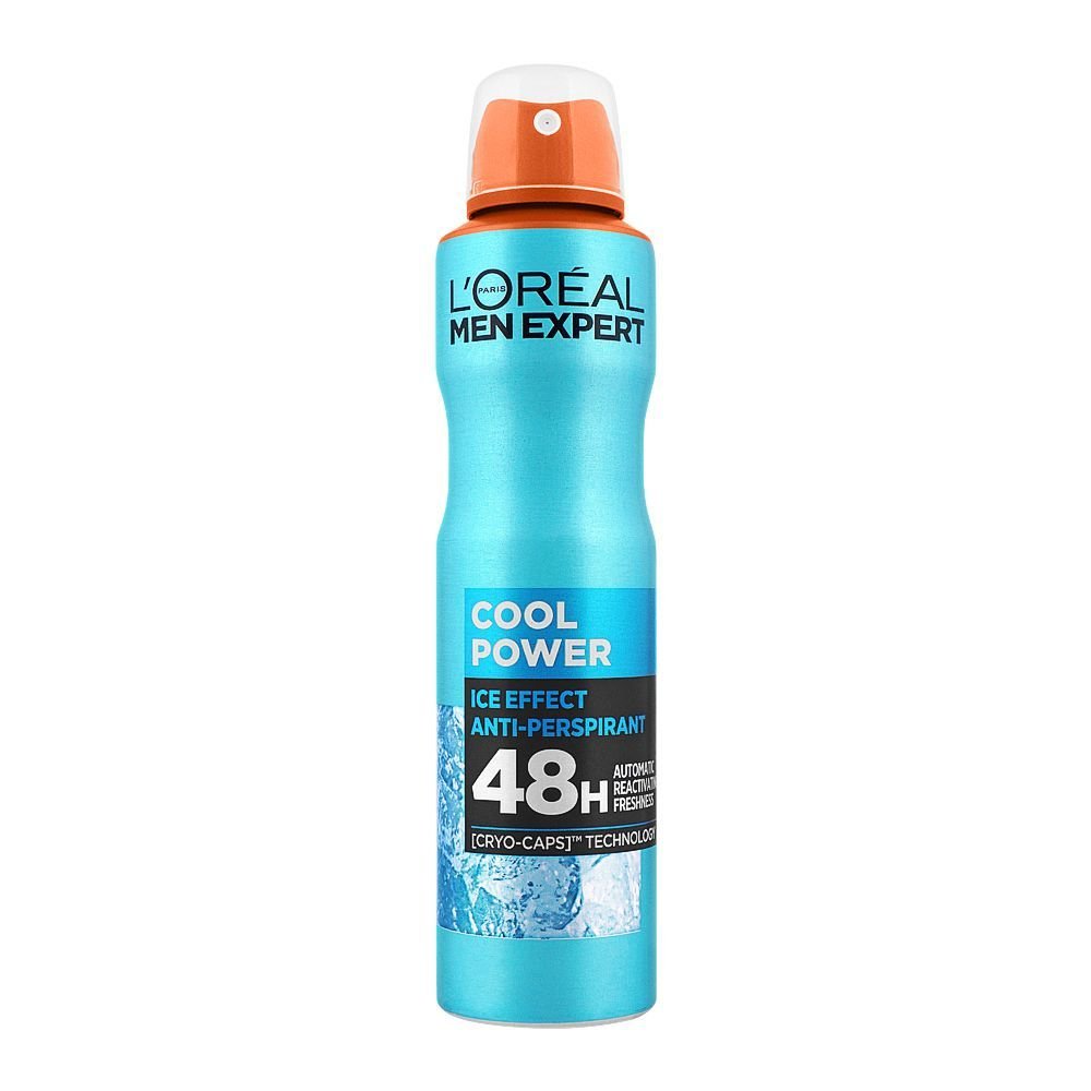 Loreal Paris Men Expert Cool Power Ice Effect Anti-Perspirant Deodorant Spray (250ml)