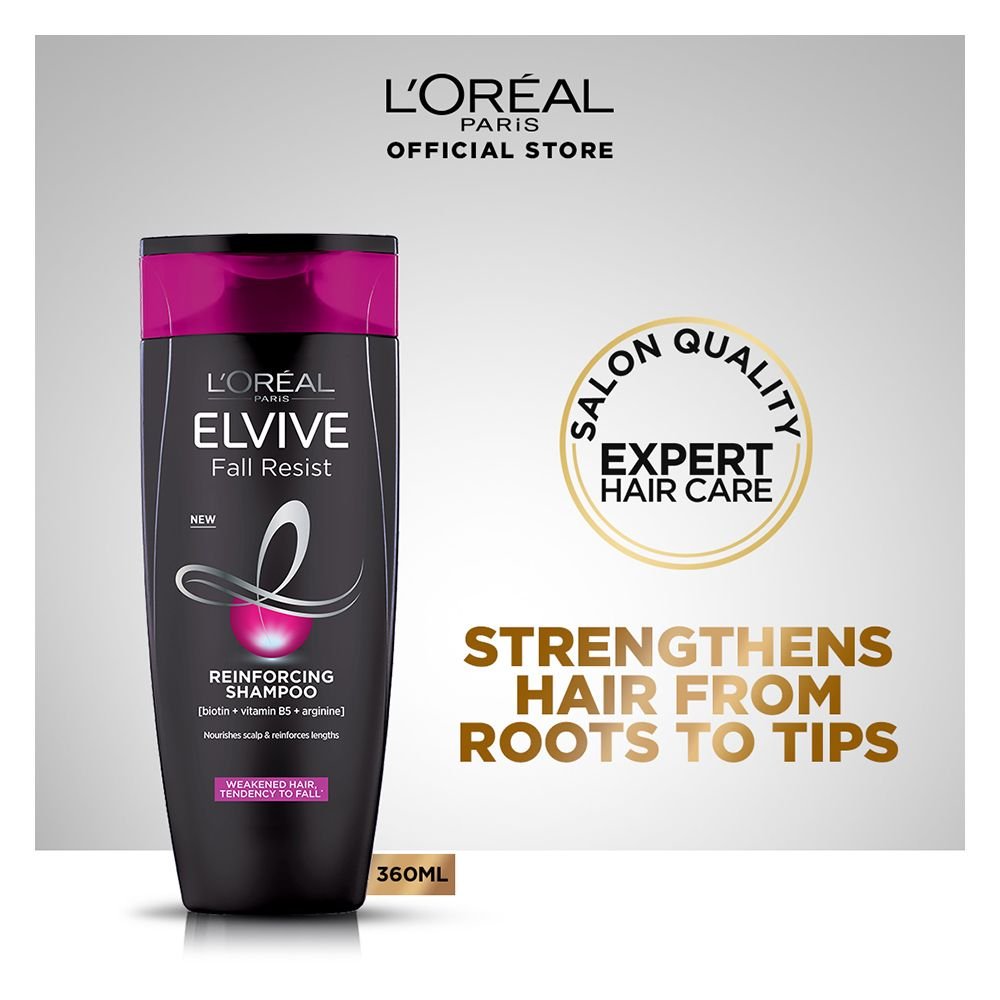 Loreal Paris Elvive Fall Resist Reinforcing Shampoo (360ml)