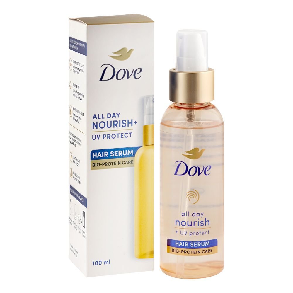 Dove All Day Nourish + Uv Protect Bio-Protein Care Hair Serum (100ml)