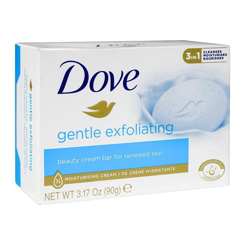 Dove Gentle Exfoliating Soap For Renewed Skin (90gm)