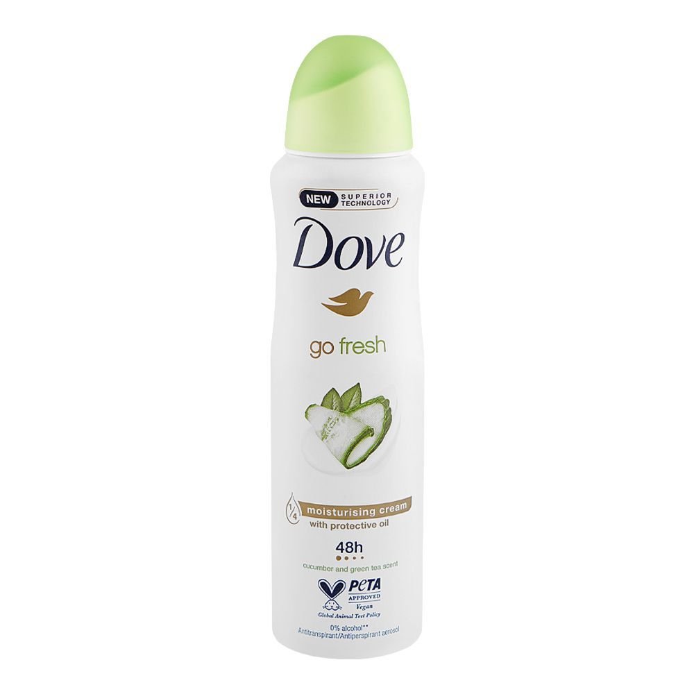 Dove Go Fresh Cucumber & Green Tea Scent Anti-Prespirant Deodorant Spray (150ml)