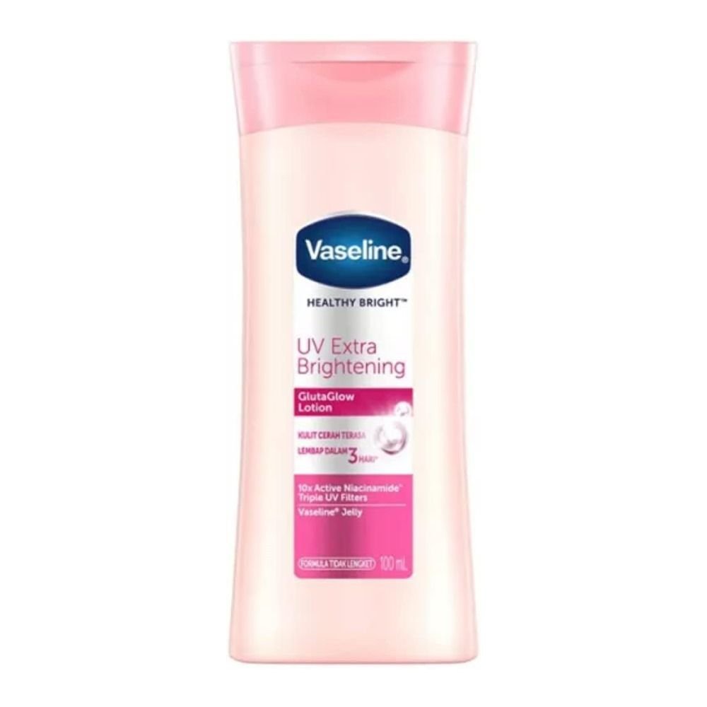 Vaseline Healthy Bright Uv Extra Brightening Gliuta Glow Lotion (100ml)