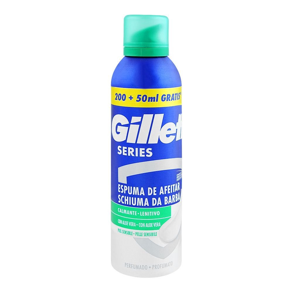 Gillette Series Aloe Vera Perfume Shaving Foam (250ml)