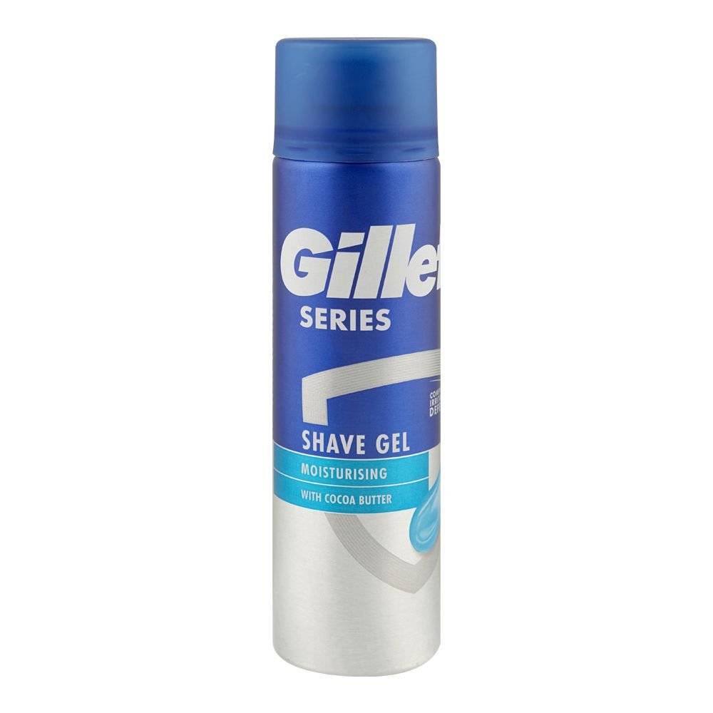 Gillette Series Moisturizing Shave Gel With Cocoa Butter (200ml)