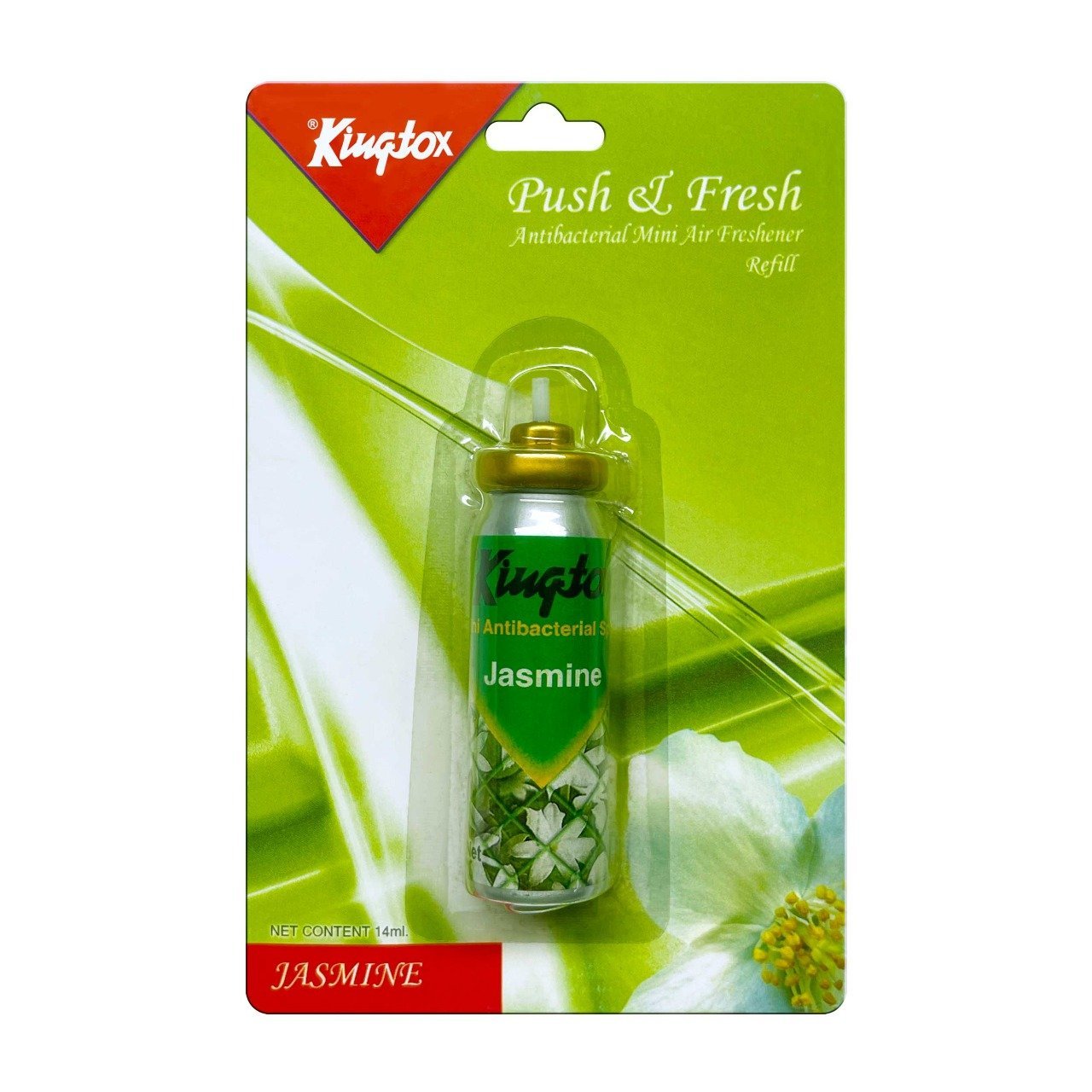 Kingtox Push & Fresh Mini Refill Air Freshener Jasmine