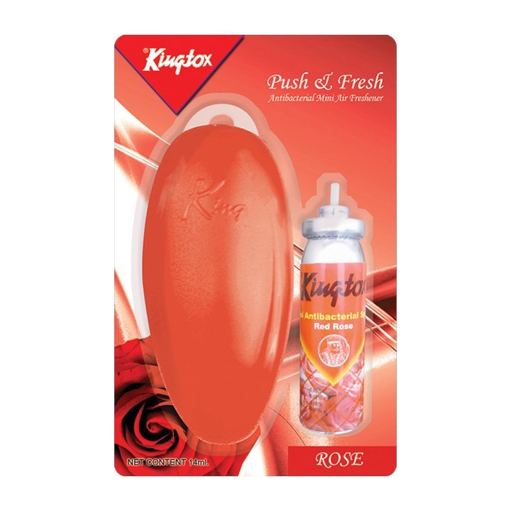 Kingtox Push & Fresh Mini Air Freshener Kit Rose