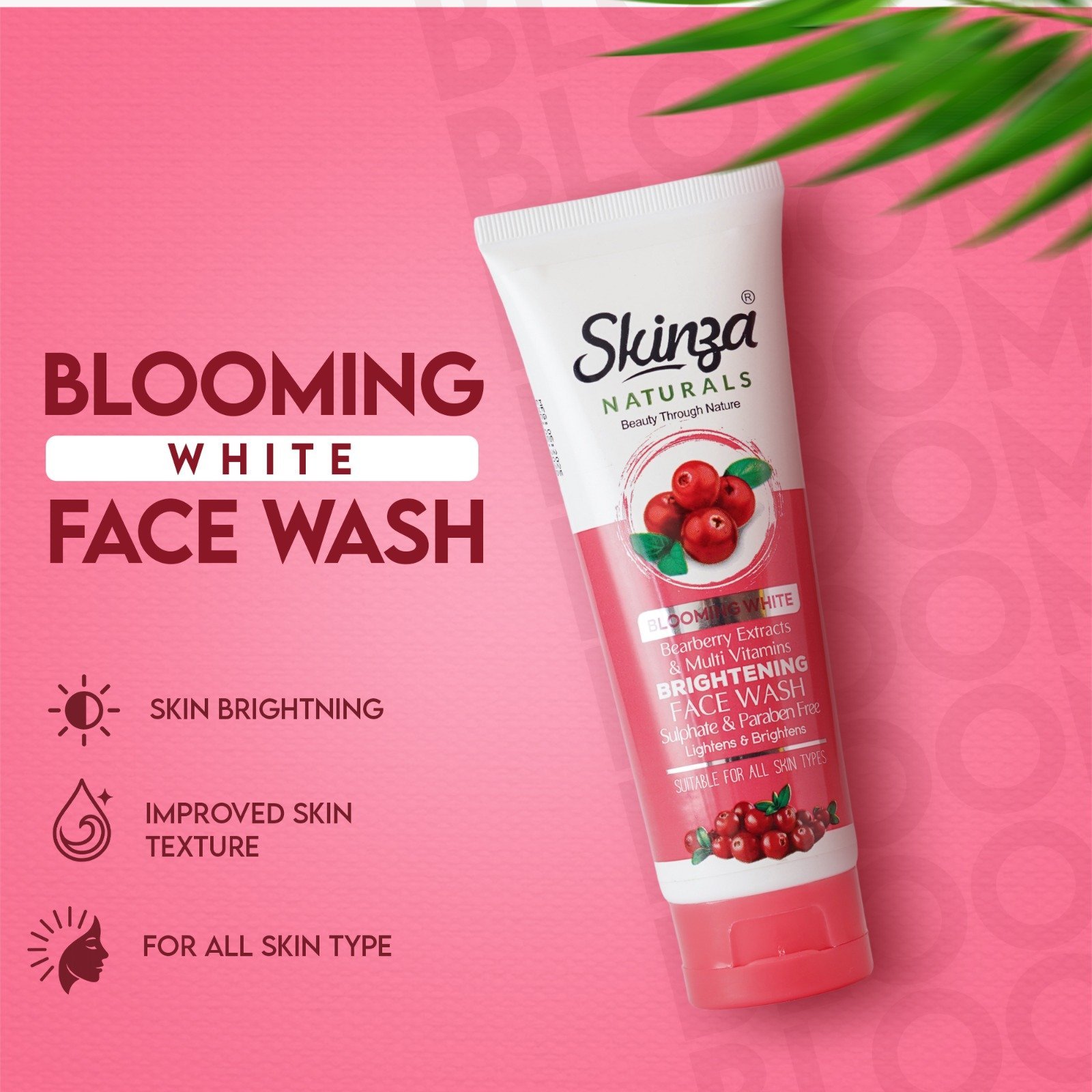 Skinza Blooming White Facewash (100ml)