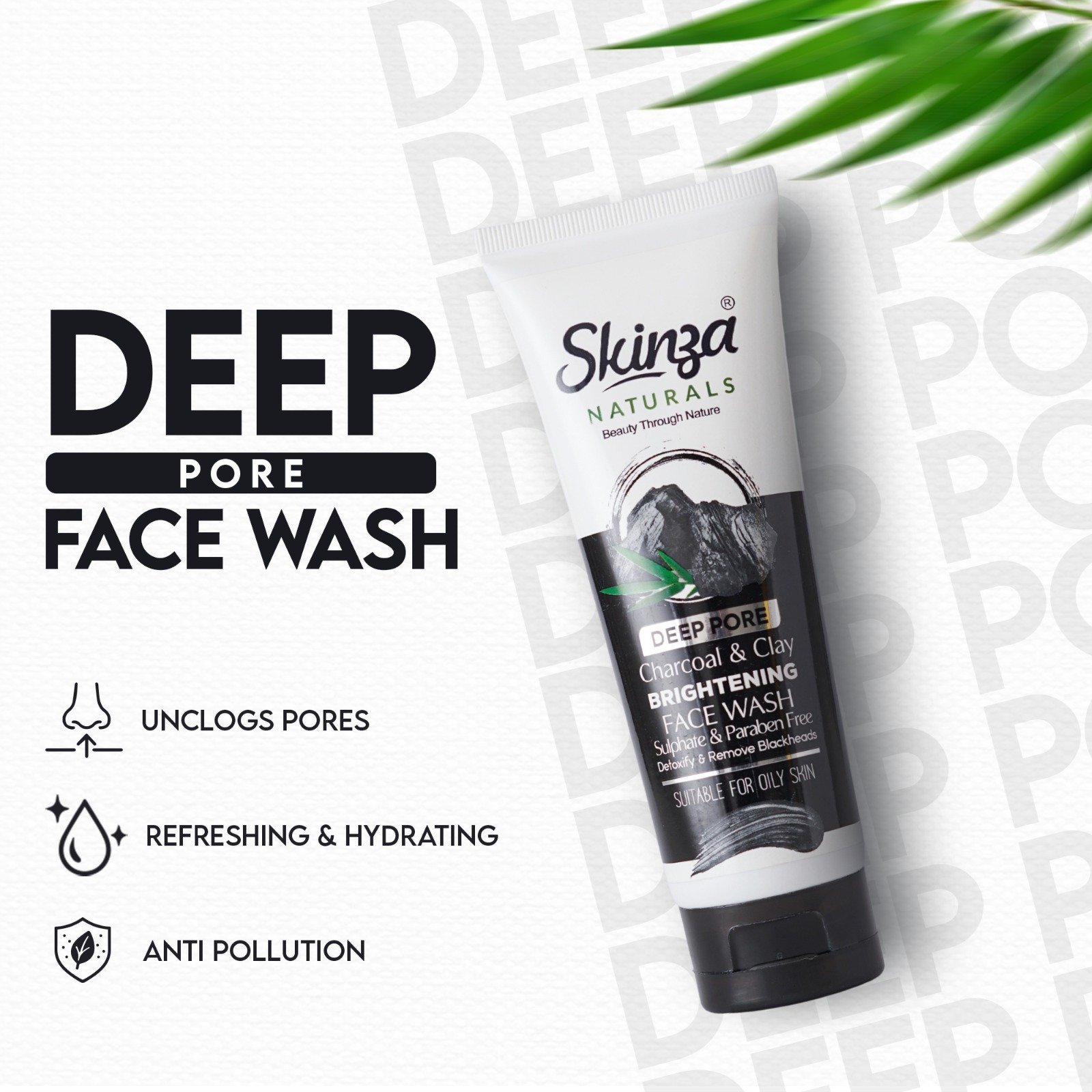 Skinza Deep Pore Face Wash (100ml)