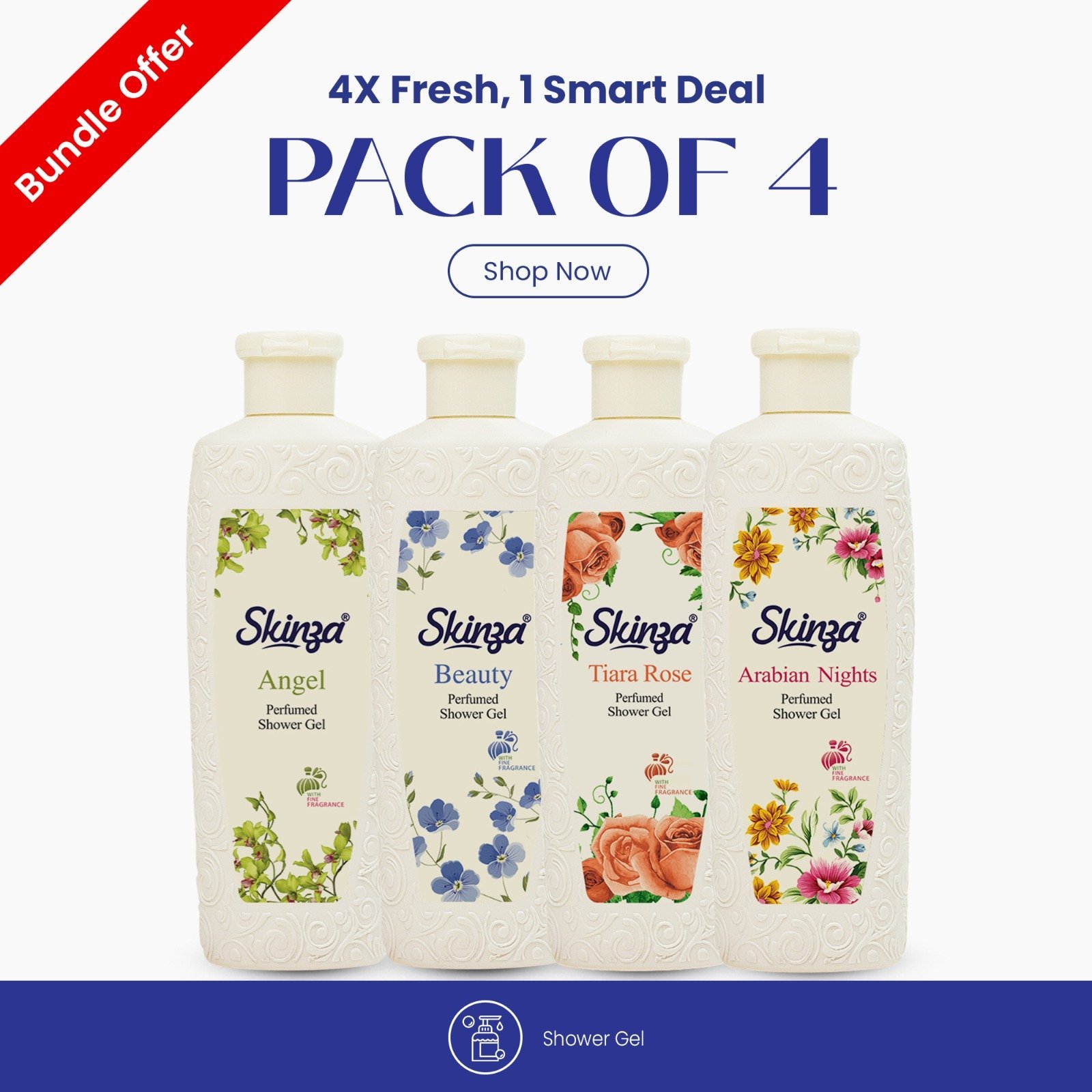 Skinza 4x Fresh 1 Smart Deal Freshness (Pack Of 4)