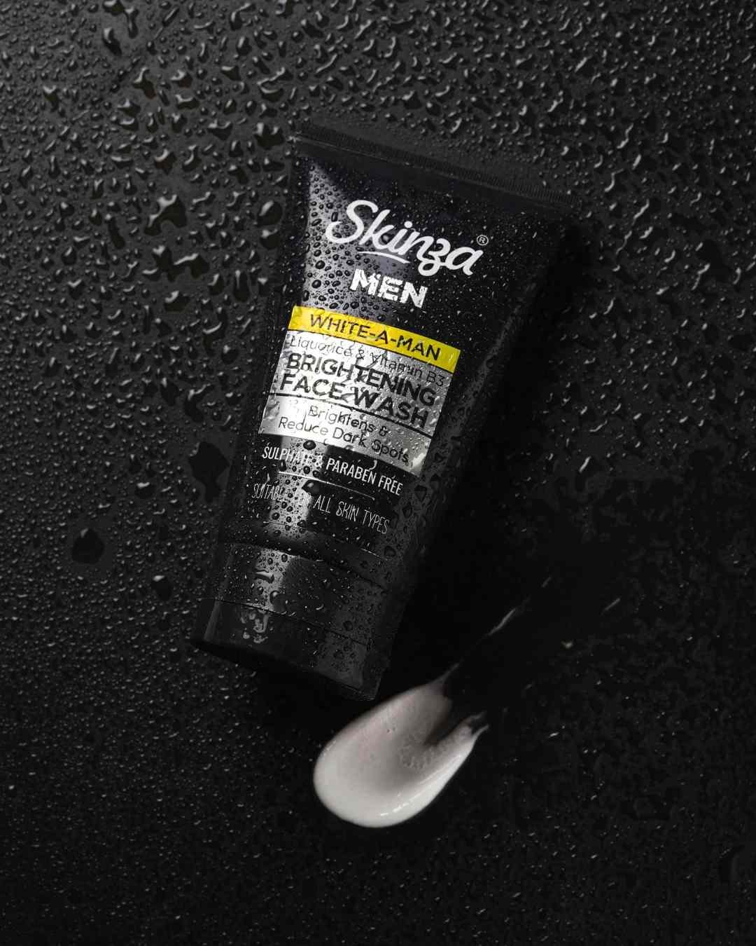 Skinza Mens Liquorice & Vitamin B3 Facewash (100ml)