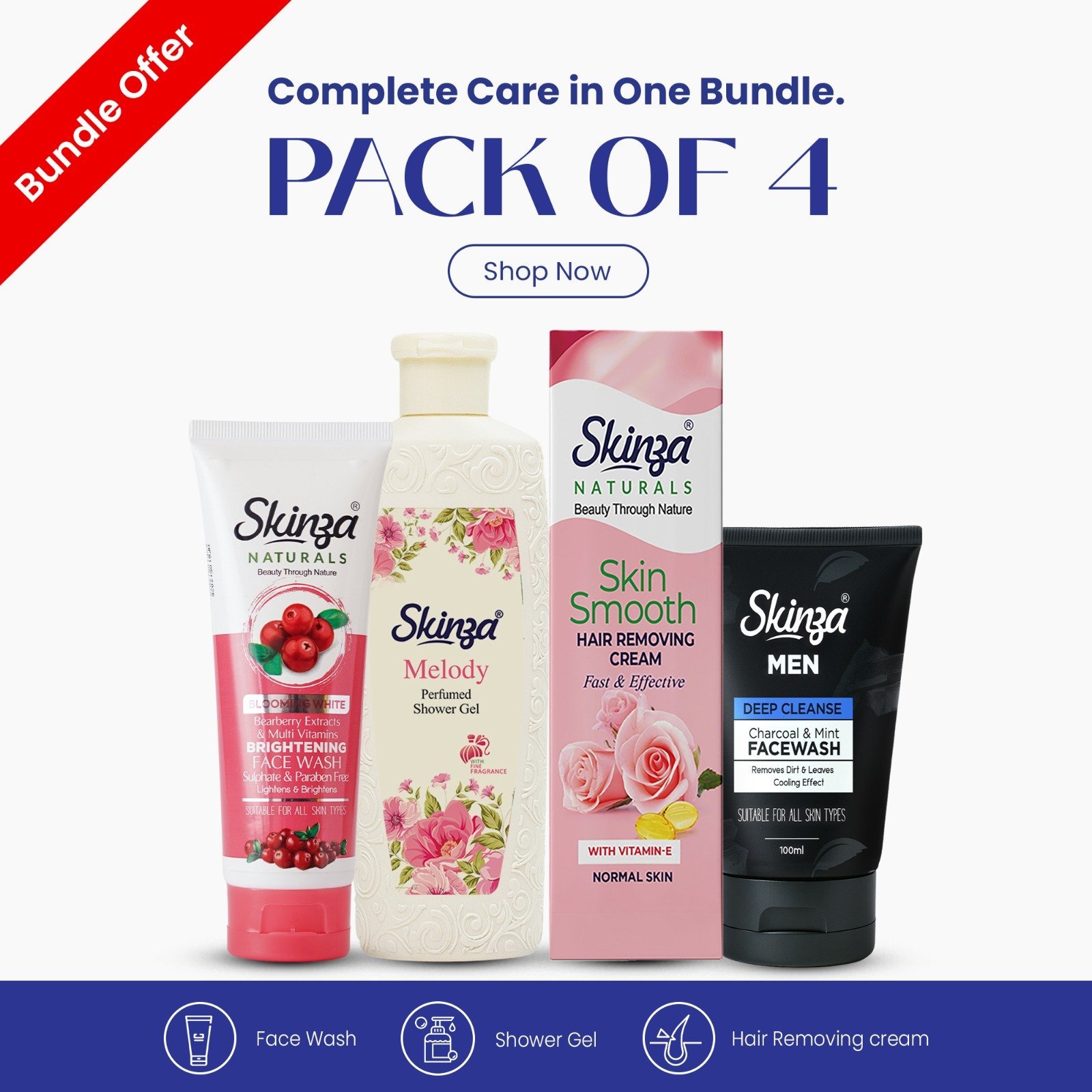 Skinza Complete Care In One Bundle