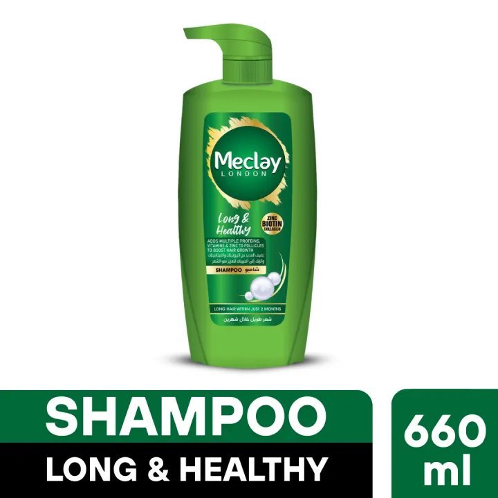 Meclay London Long & Healthy Shampoo (660ml)