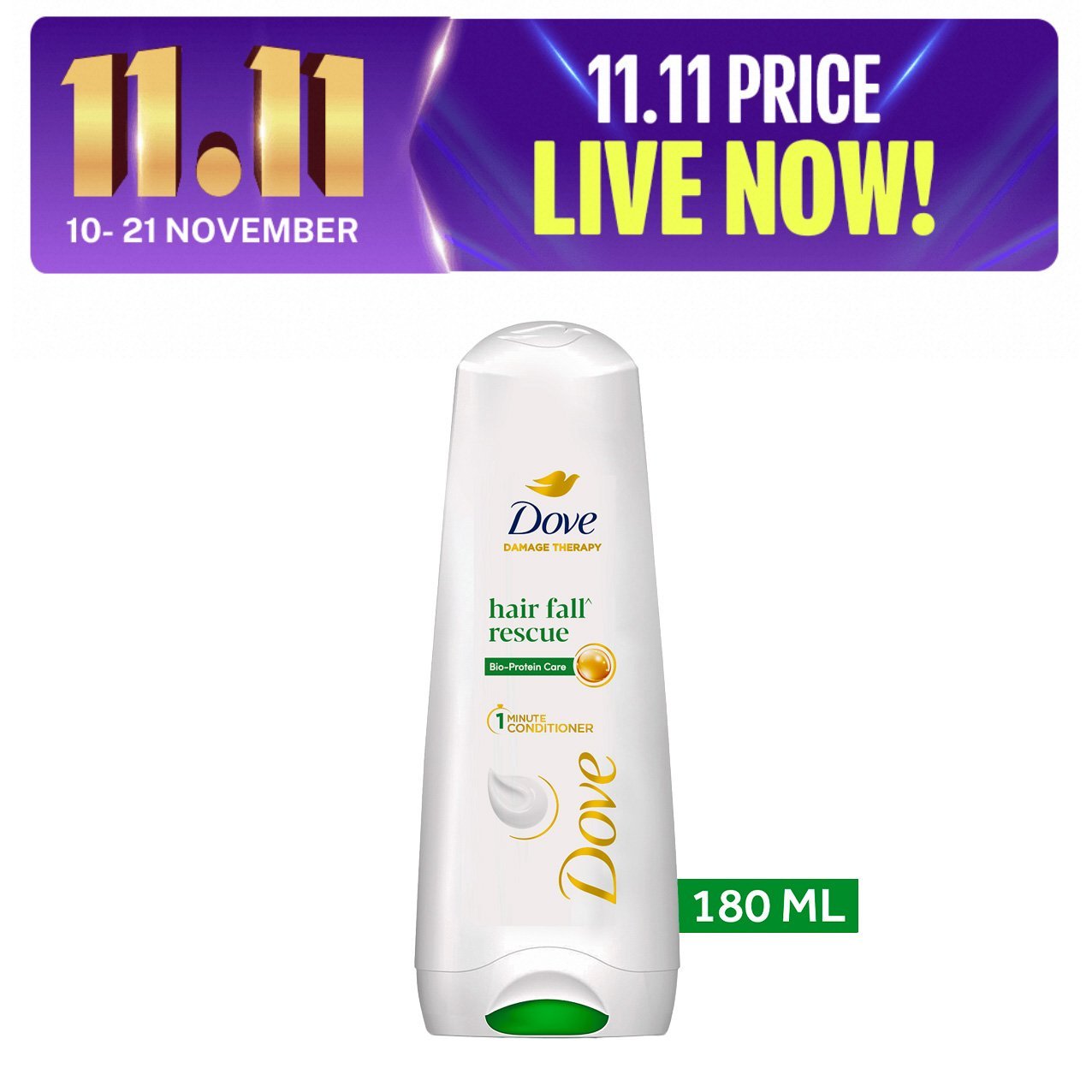 Dove Conditioner Hairfall Rescue (180ml)