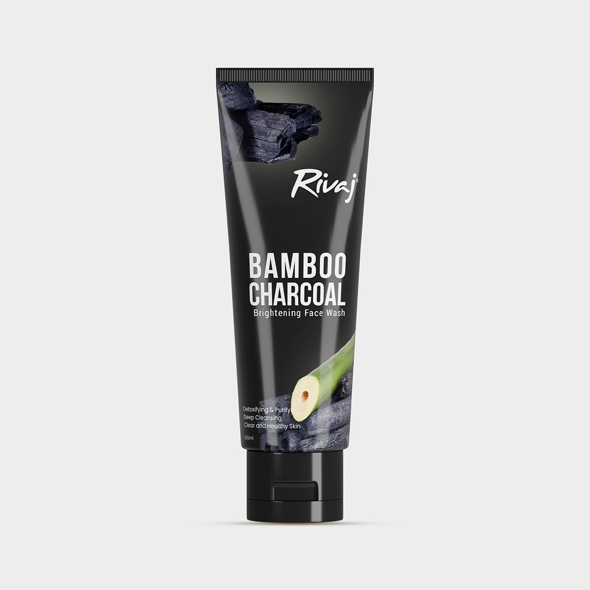 Rivaj Whitening Face Wash Bamboo Charcoal