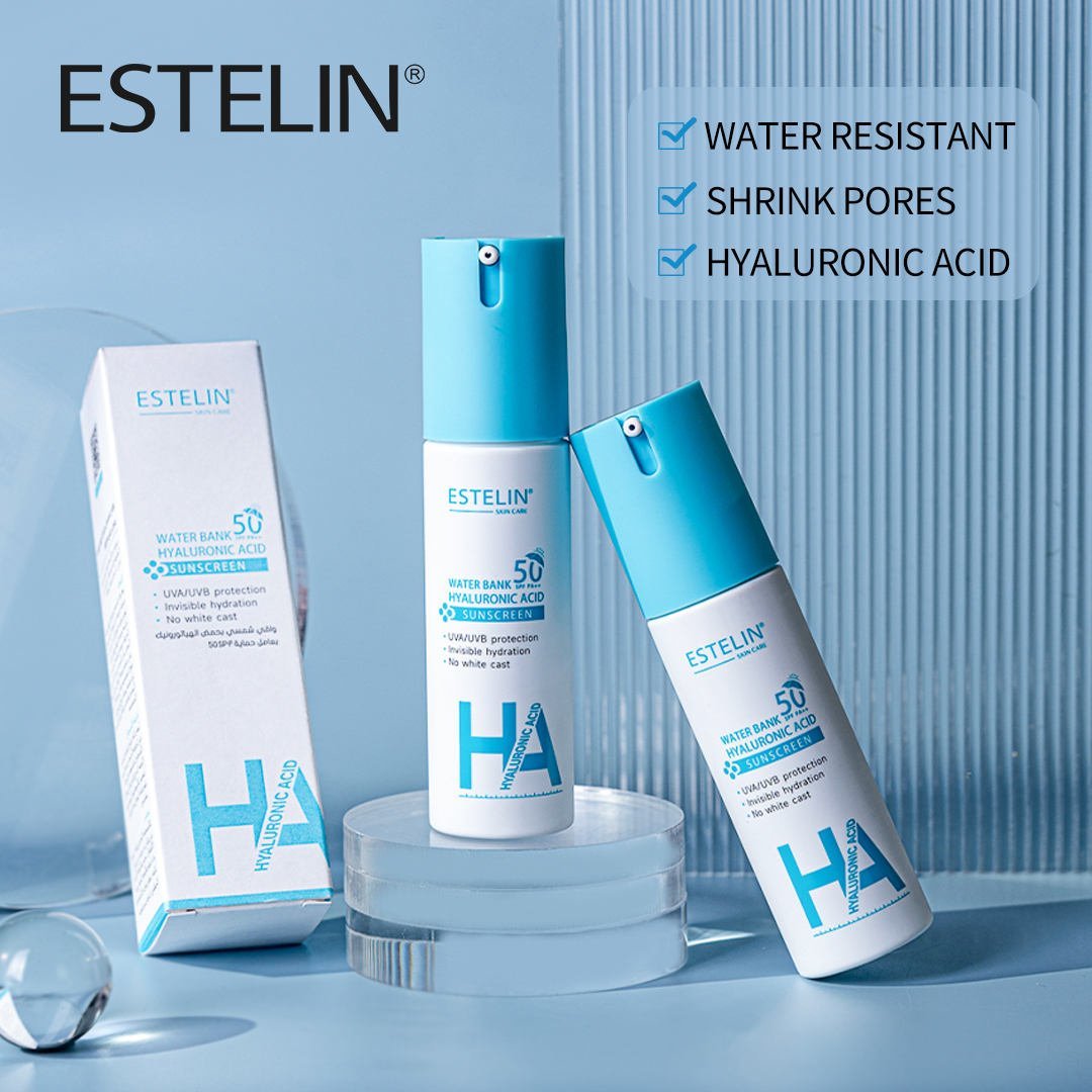 Estelin Skin Care Water Bank Hyaluronic Acid Sunscreen Spf50