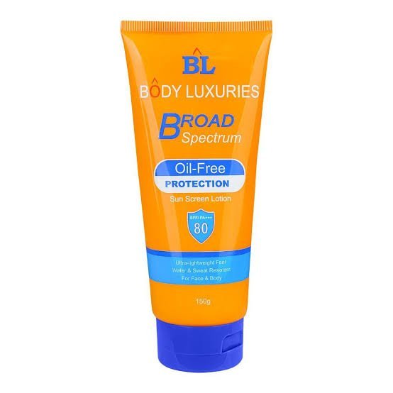 Body Luxuries Broad Spectrum Sun Screen Lotion Spf 80 (150gm)