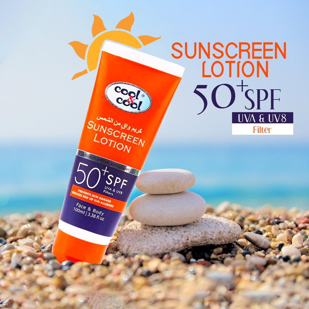 Cool And Cool Sunscreen Lotion Spf 50+ (100ml)