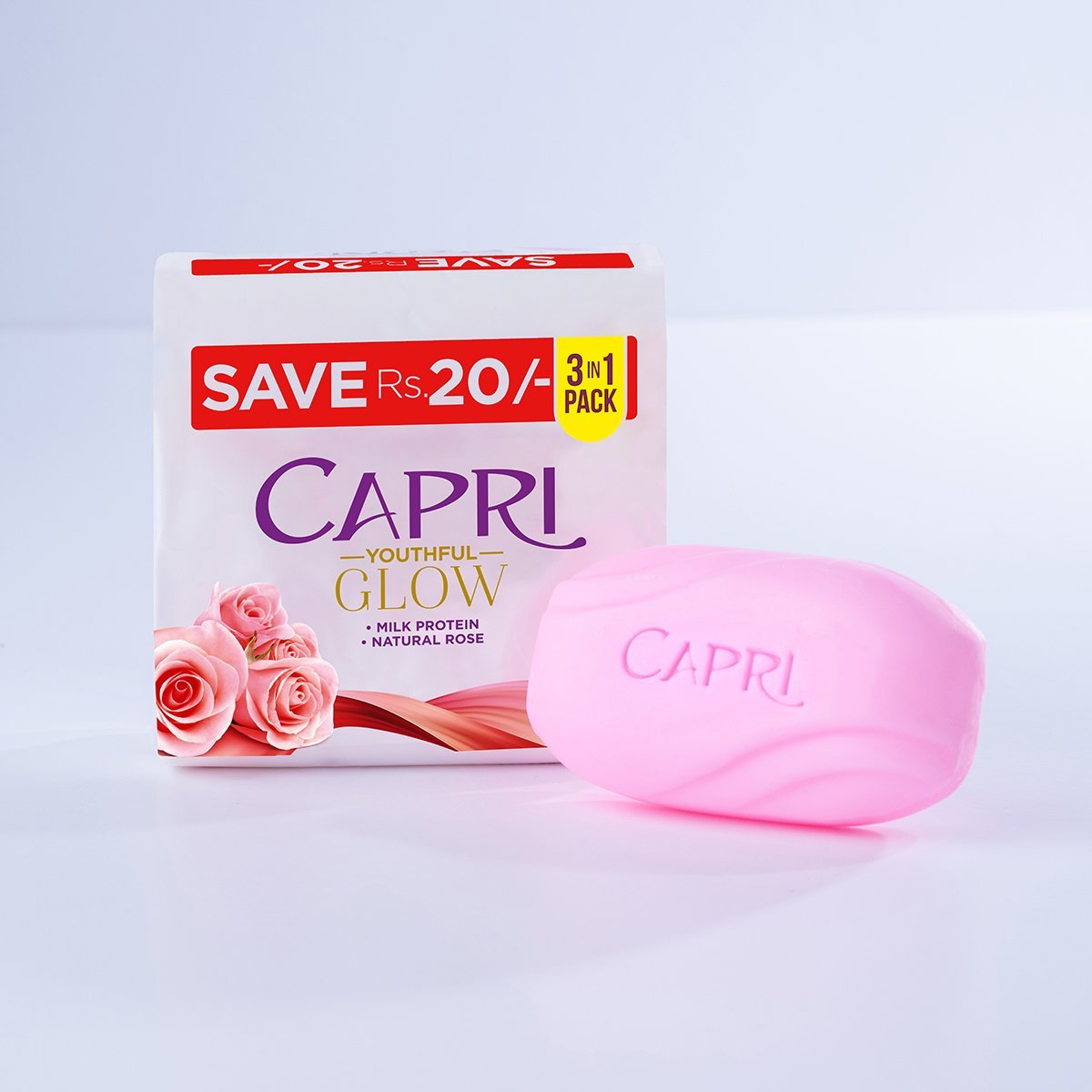 Capri Soap Large Bundle Glow | Pink 3x24x120gm