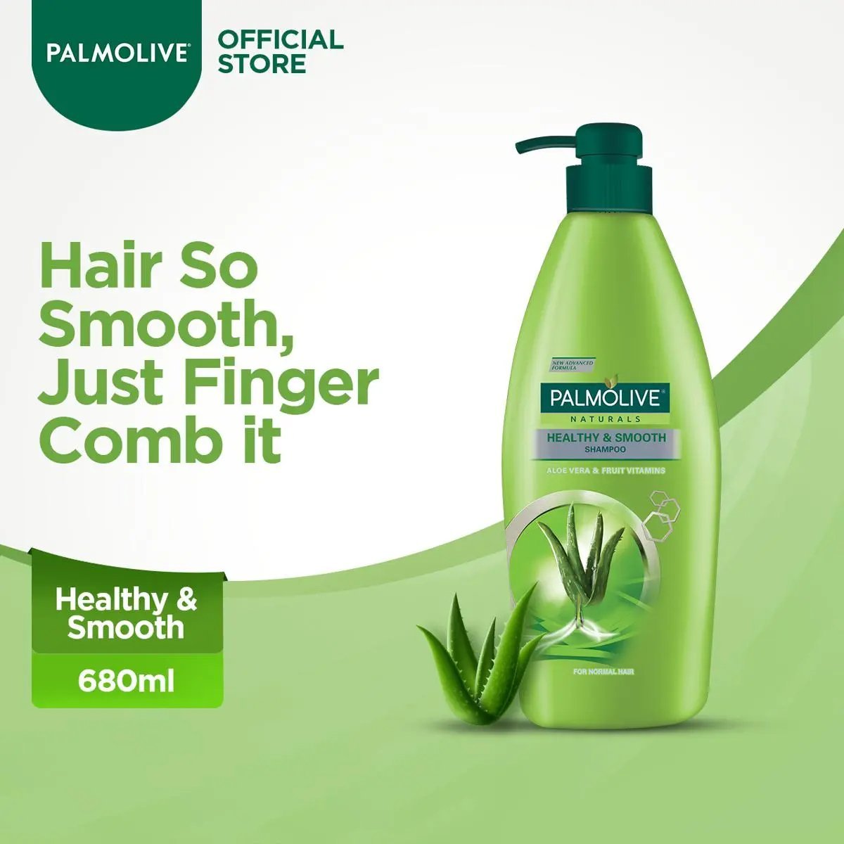 Palmolive Naturals Healthy & Smooth Shampoo (680ml)