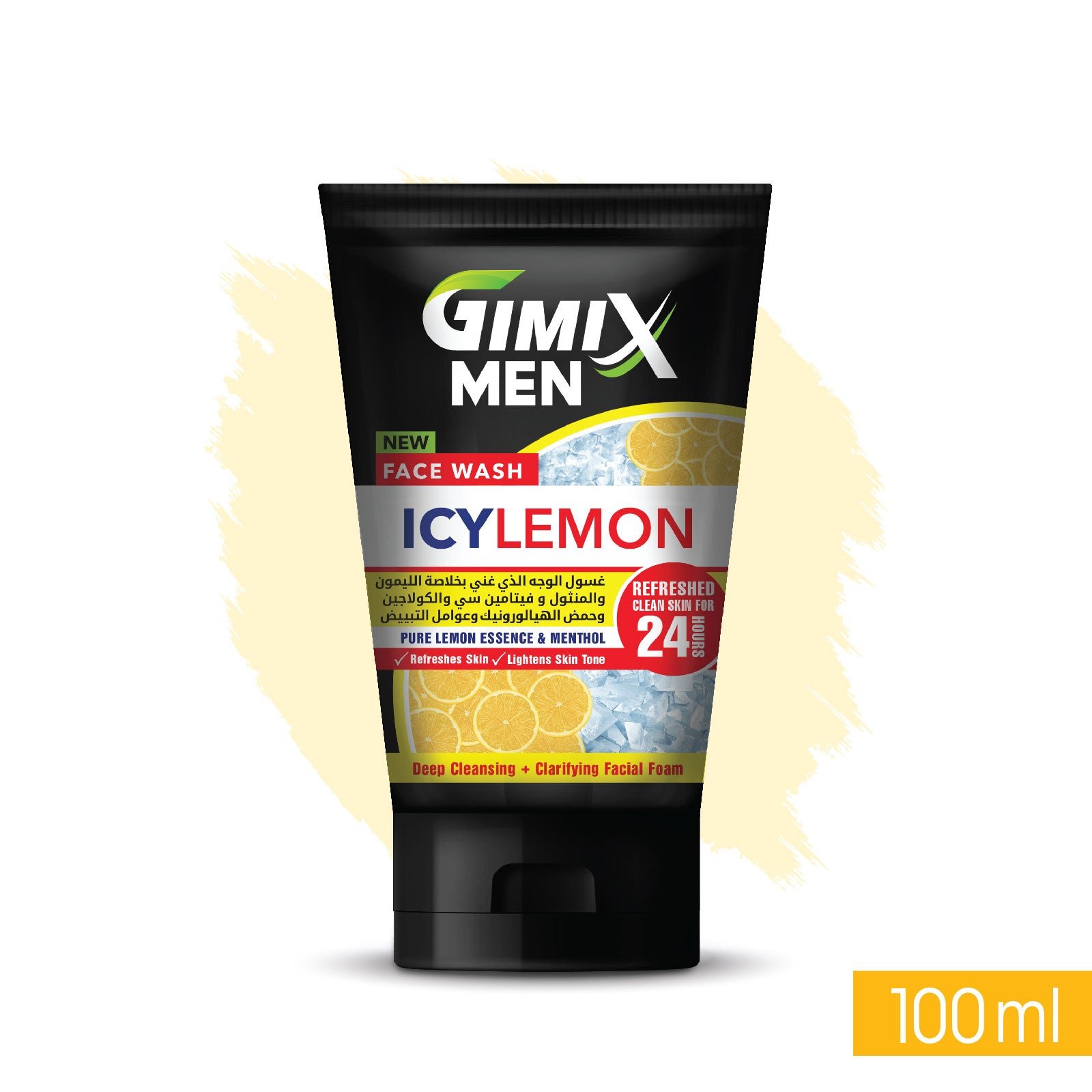 Gimix Men Icy Lemon Face Wash (100ml)
