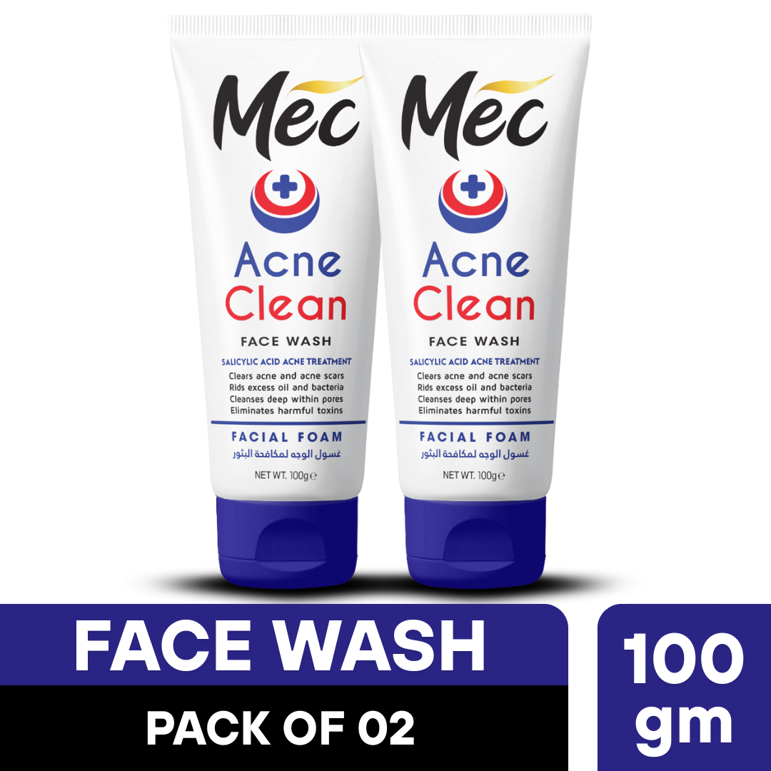 Mec  Brightening Acne Clean Face Wash (100gm) (Pack Of 2)