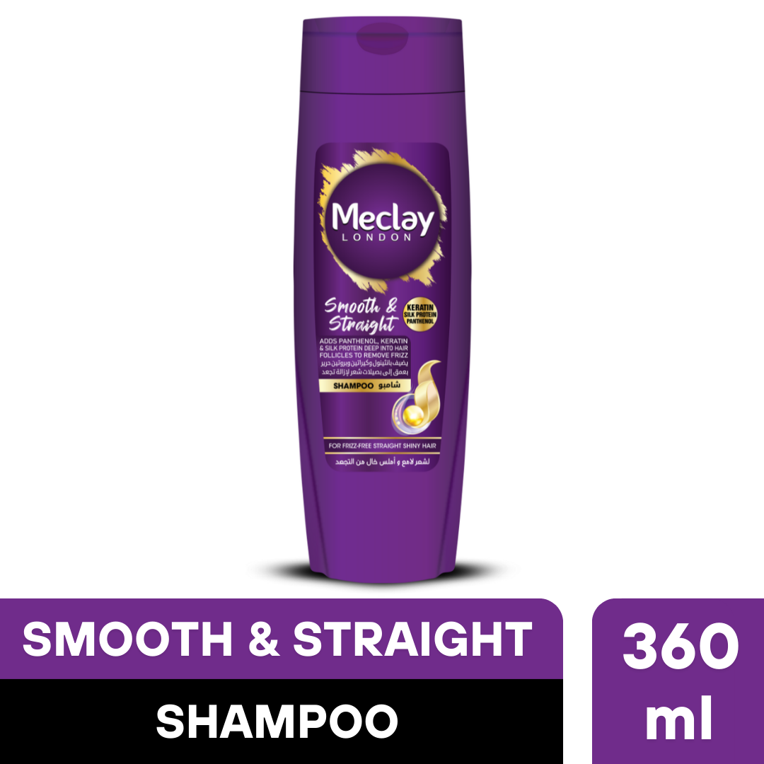 Meclay London Smooth & Straight Shampoo (360ml)