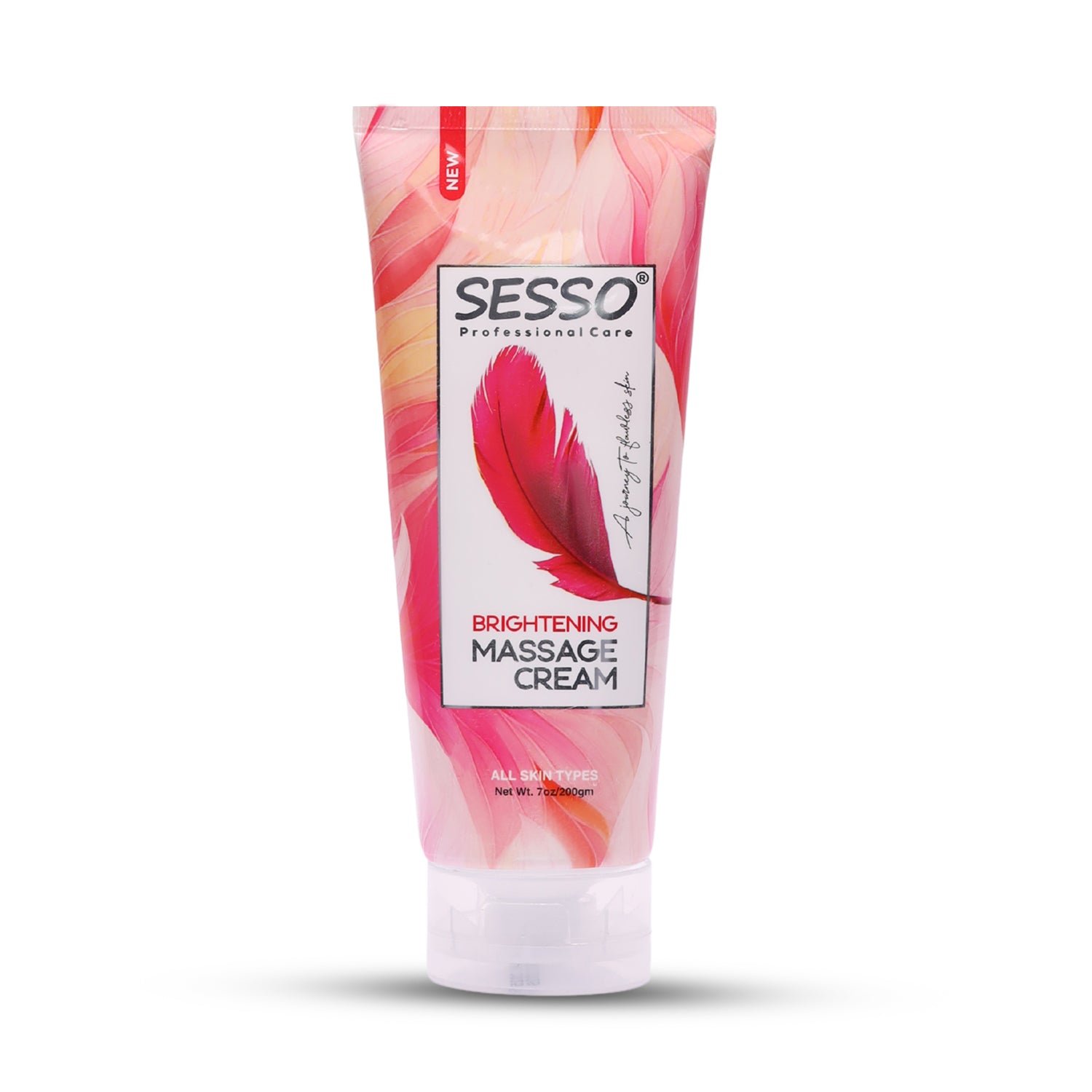 Sesso Glowing Feather Massage Cream (200ml)