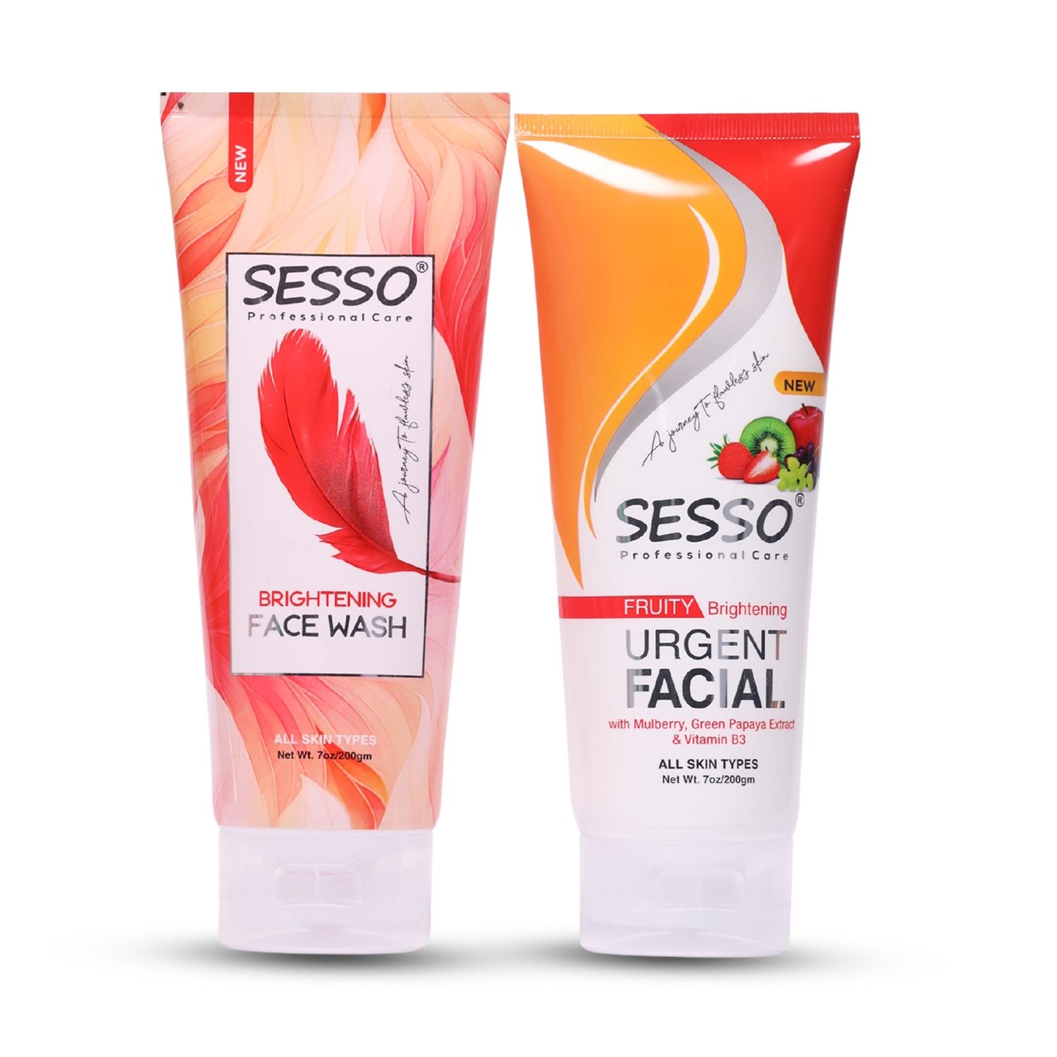 Sesso Brightening Face Wash + Urgent Facial