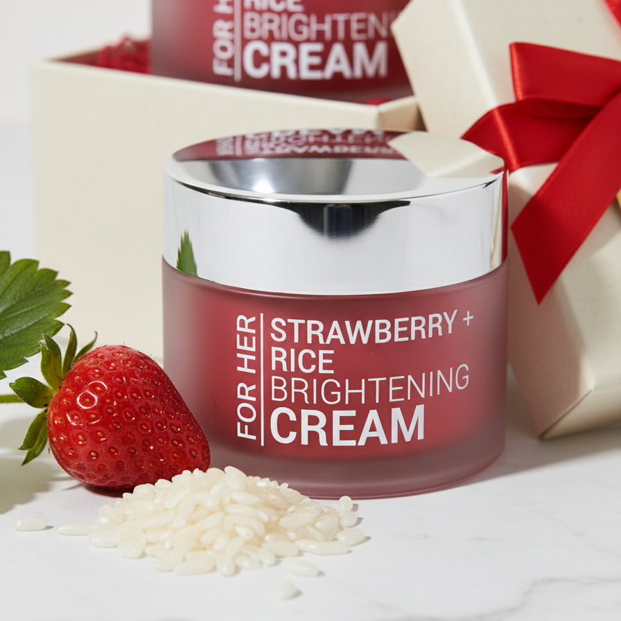 My Bba Skincare Strawberry + Rice Brightening Cream