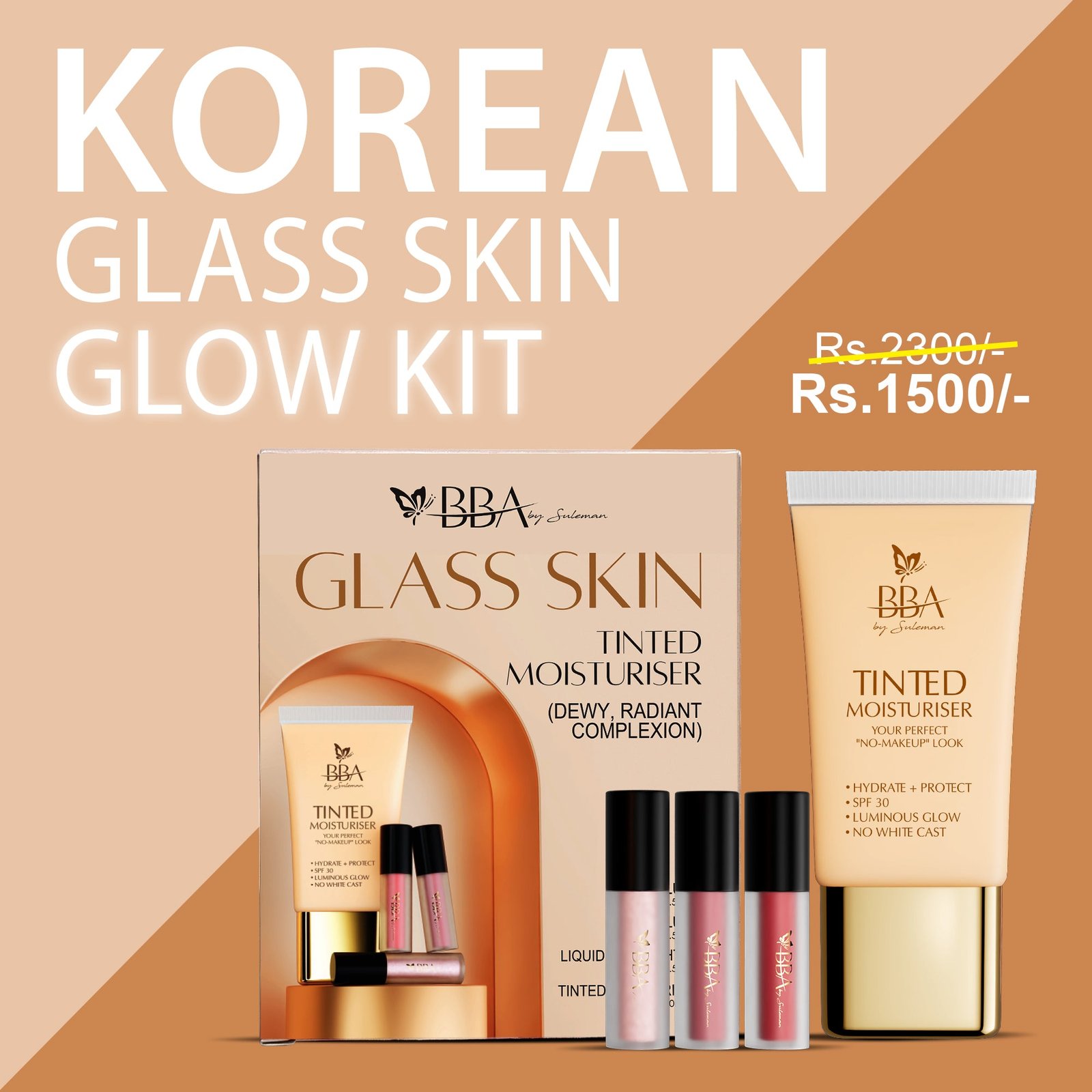 My Bba Skincare Korean Glass Skin Glow Kit