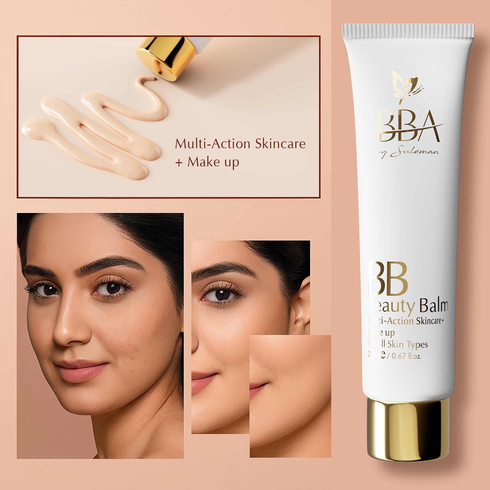 My Bba Skincare Bb Cream (Tinted Moisturizer Multi Action Skincare + Make Up) (20ml)