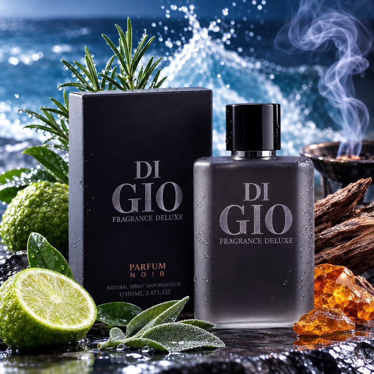 Di Gio Noir Perfume By Fragrance Deluxe (100ml)