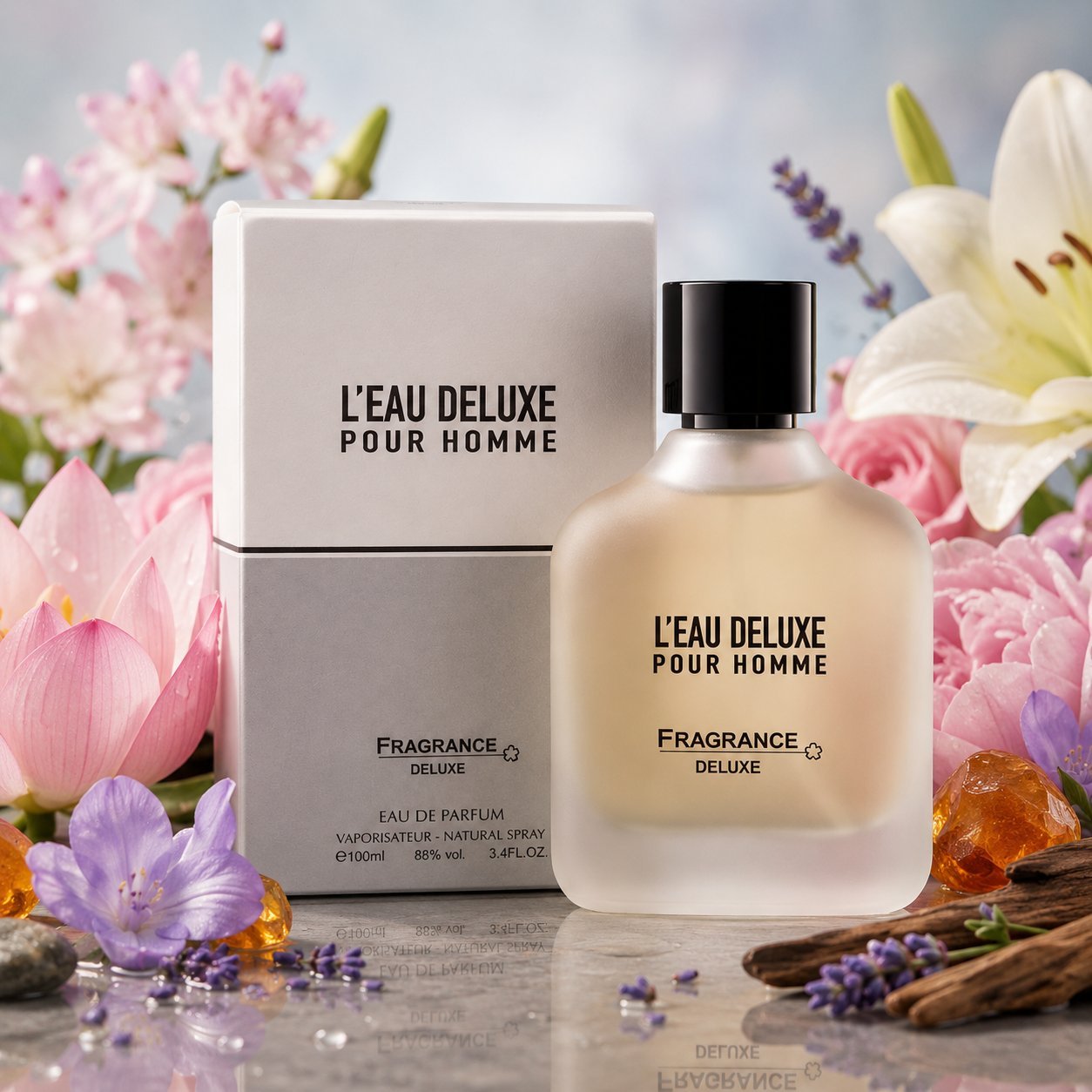 Leau Deluxe Pour Homme Perfume By Fragrance Deluxe (100ml)