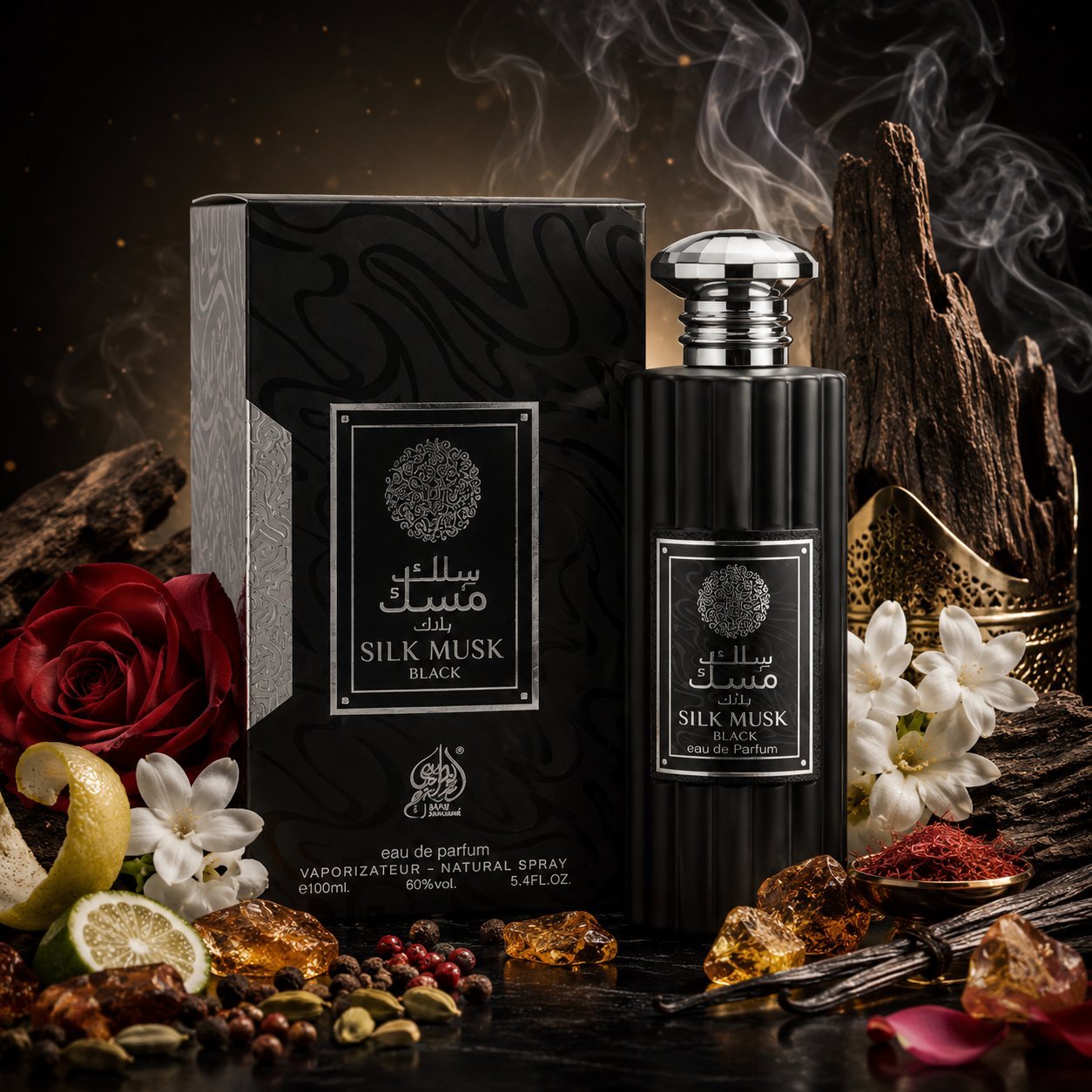 Wadi Al Khaleej Silk Musk Black Perfume (100ml)