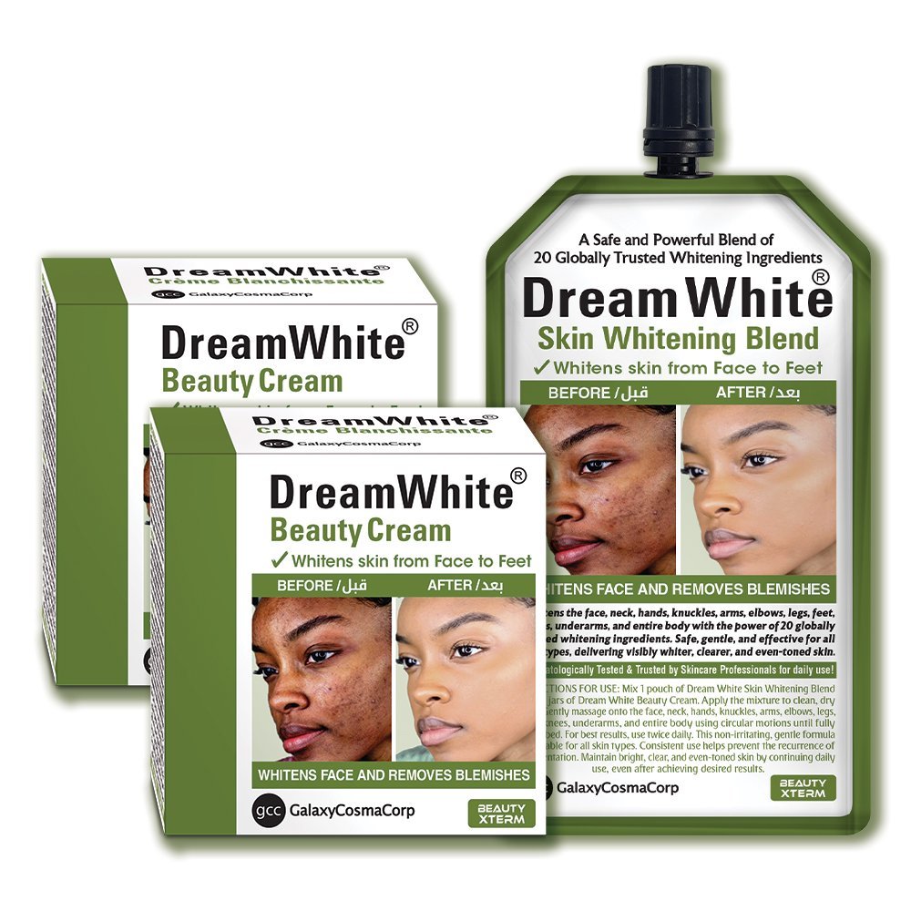 Dream White Skin Whitening Beauty Creams (Pack Of 2) With Dream White Skin Whitening Blend