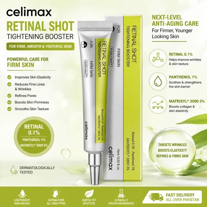 Celimax Retinol Shot Tightening & Brightening Booster Cream