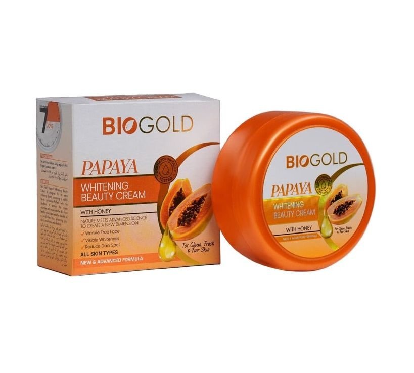 Bio Gold Papaya Gold Whitening Beauty Cream (30gm)