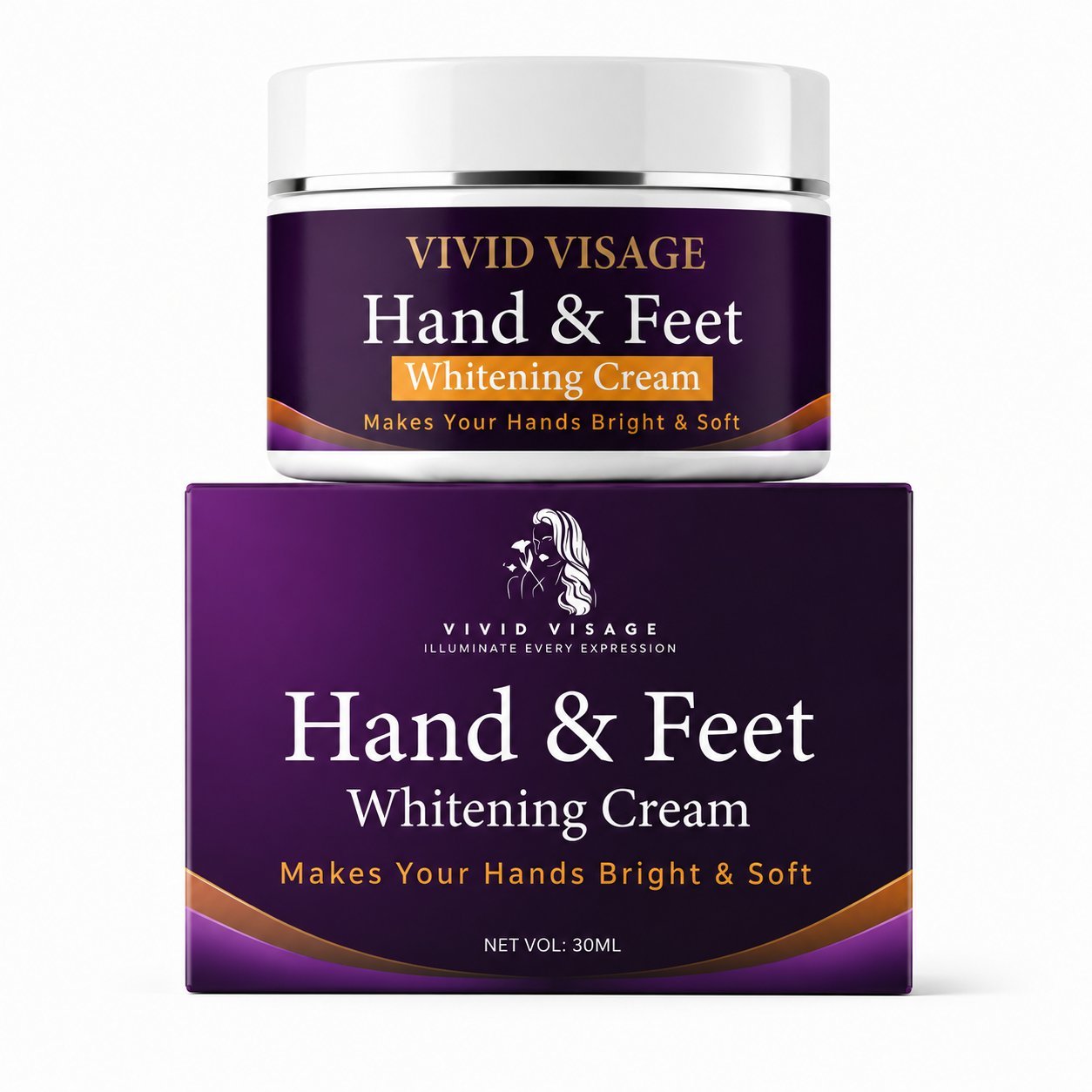 Vivid Visage Hand & Feet Whitening Cream (30gm)