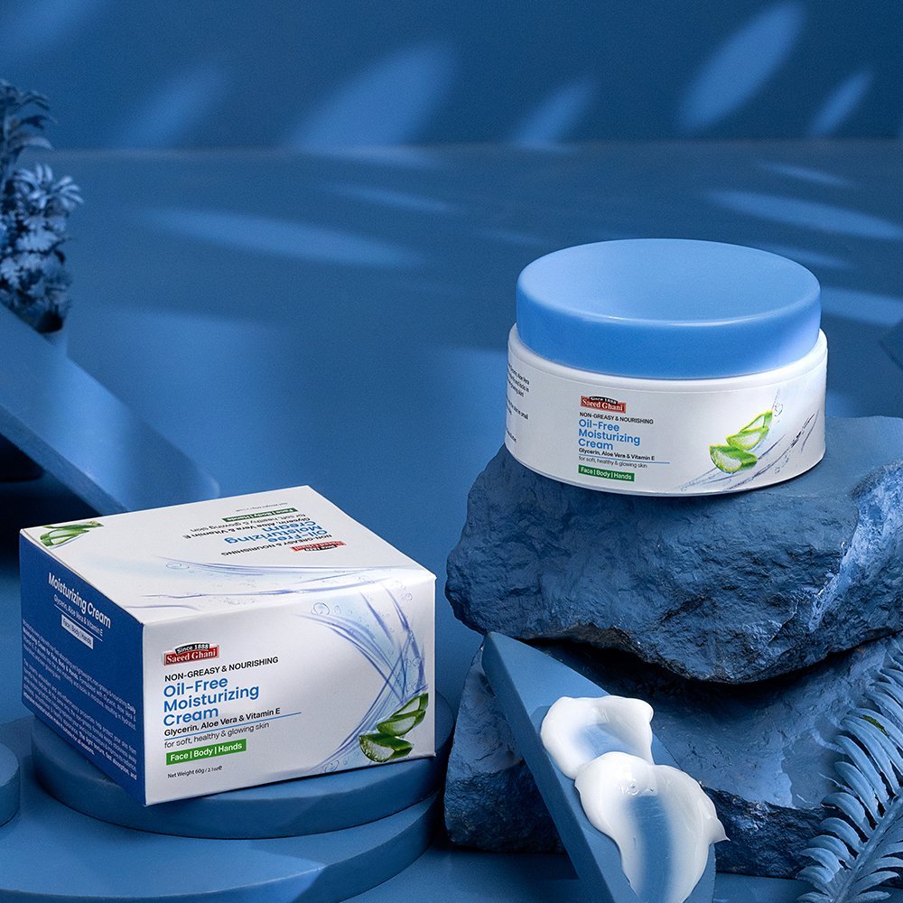 Saeed Ghani Moisturizing Cream With Glycerin Aloe Vera & Vitamin E